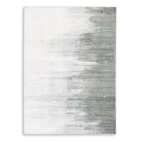 Ashley Furniture Milset Black White Gray Medium Rug