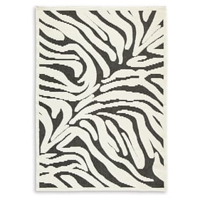 Ashley Furniture Thomwith Black Ivory Medium Rug