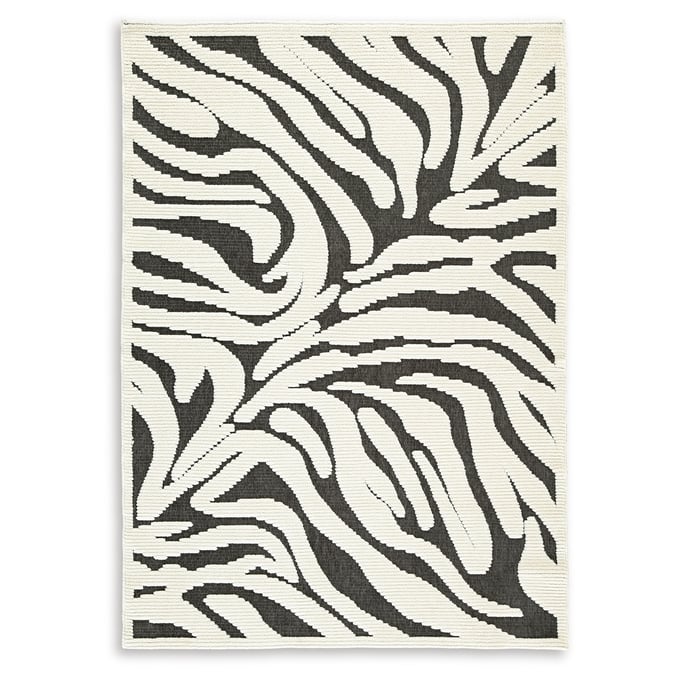 Ashley Furniture Thomwith Black Ivory Medium Rug R406292