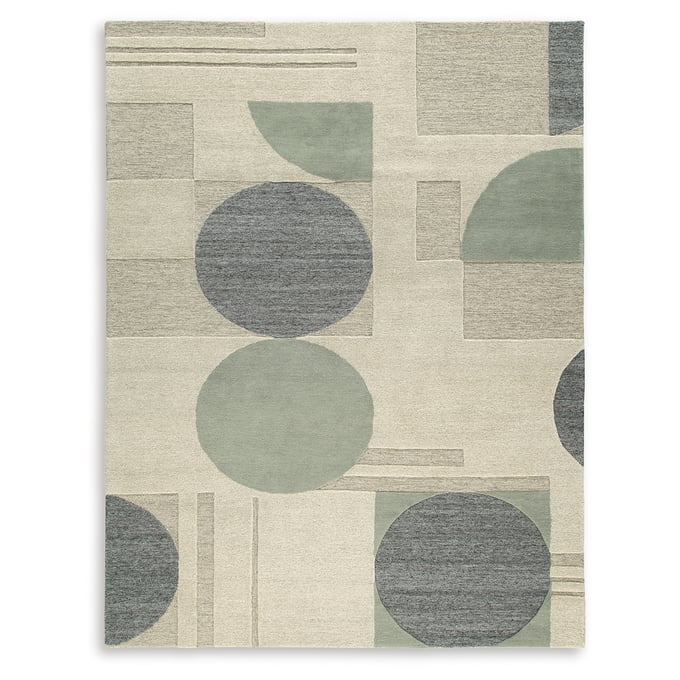 Ashley Furniture Dallane Linen Blue Green Medium Rug R406352