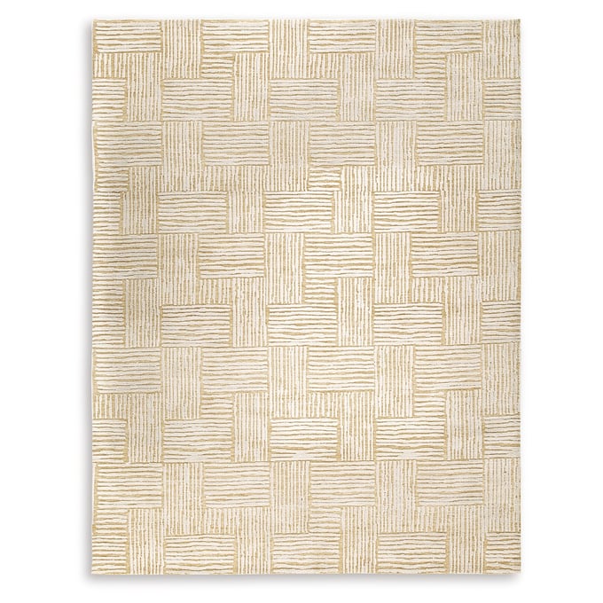 Ashley Furniture Adanmund Beige Caramel Large Rug R406411