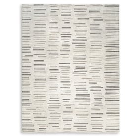 Ashley Furniture Leesdale Ivory Brown Black Large Rug