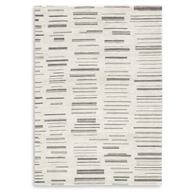 Ashley Furniture Leesdale Ivory Brown Black Medium Rug