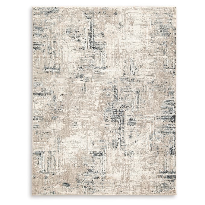 Ashley Furniture Gentor Blue Ivory Medium Rug R406522