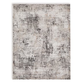 Ashley Furniture Elaning Black Gray Cream Medium Rug