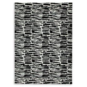 Ashley Furniture Bramshaw Black Ivory Extra Large Rug