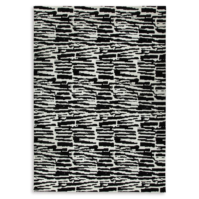 Ashley Furniture Bramshaw Black Ivory Extra Large Rug R406760