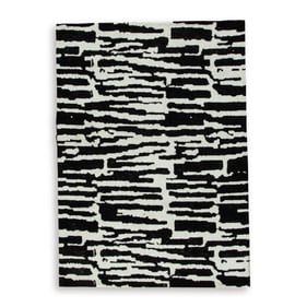 Ashley Furniture Bramshaw Black Ivory Medium Rug