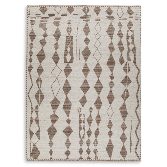 Ashley Furniture Brettler Beige Brown Extra Large Rug R406790