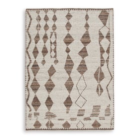 Ashley Furniture Brettler Beige Brown Medium Rug