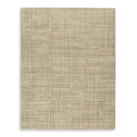 Ashley Furniture Janston Ivory Gray Tan Large Rug