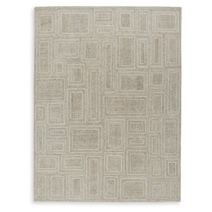 Ashley Furniture Brickburgh Gray Ivory Honey Large Rug R406901