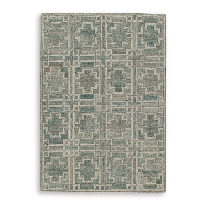 Ashley Furniture Jossland Green Ivory Medium Rug R406912