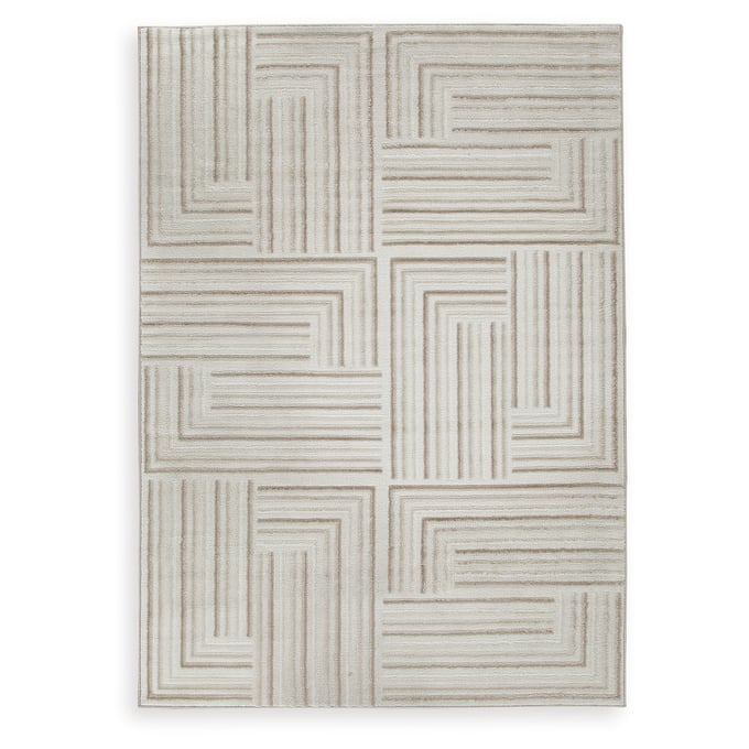 Ashley Furniture Darmondard Cream Taupe Large Rug R406941