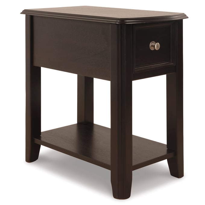 Ashley Furniture Breegin Black Chairside Table T007-371