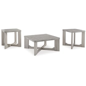 Ashley Furniture Garnilly Whitewash 3pc Occasional Table Set