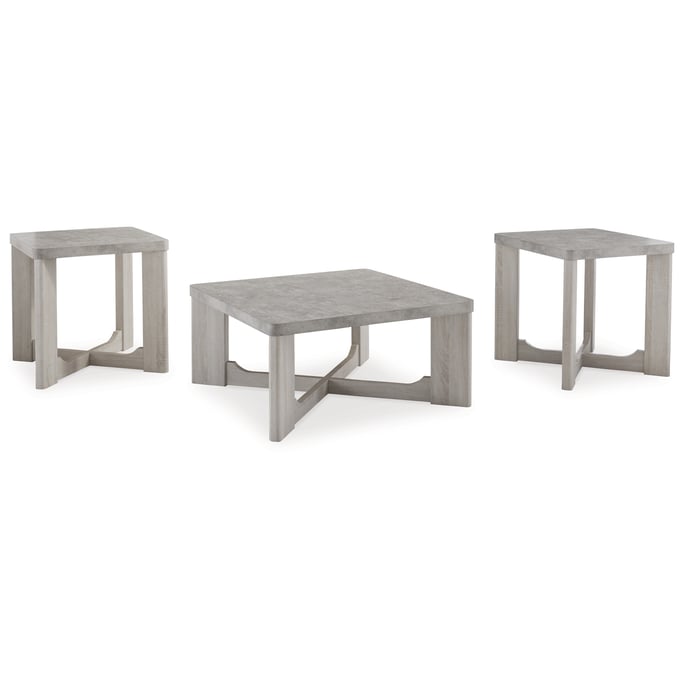 Ashley Furniture Garnilly Whitewash 3pc Occasional Table Set T247-13