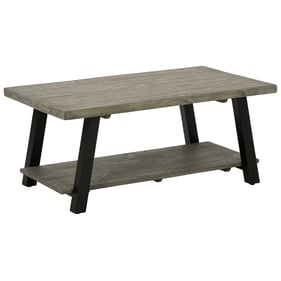 Ashley Furniture Brennegan Gray Black Rectangular Cocktail Table