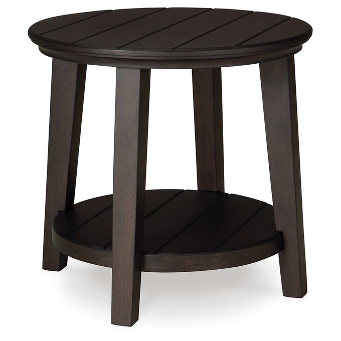 Ashley Furniture Celamar Dark Brown Round End Table T429-6