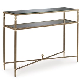 Ashley Furniture Cloverty Aged Gold Sofa Table