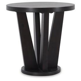 Ashley Furniture Chasinfield Dark Brown Round End Table