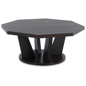 Ashley Furniture Chasinfield Dark Brown Octagon Cocktail Table