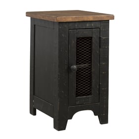 Ashley Furniture Valebeck Black Brown Chair Side End Table