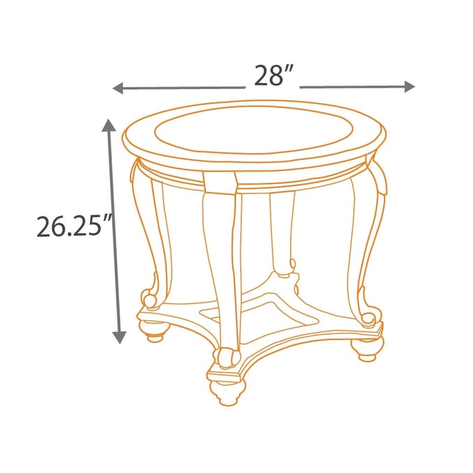 Ashley Norcastle Dark Brown Sofa Table