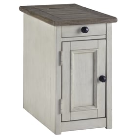 Ashley Furniture Bolanburg Antique White Chair Side End Table