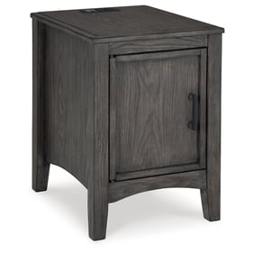 Ashley Furniture Montillan Grayish Brown Chair Side End Table