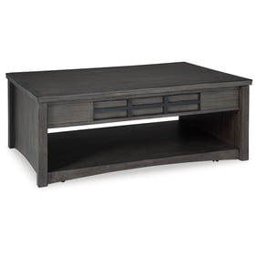 Ashley Furniture Montillan Grayish Brown Lift Top Cocktail Table