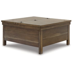 Ashley Furniture Moriville Grayish Brown Lift Top Cocktail Table