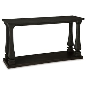 Ashley Furniture Wellturn Black Sofa Table