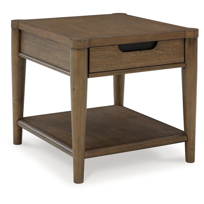 Ashley Furniture Roanhowe Brown Rectangular End Table T769-3