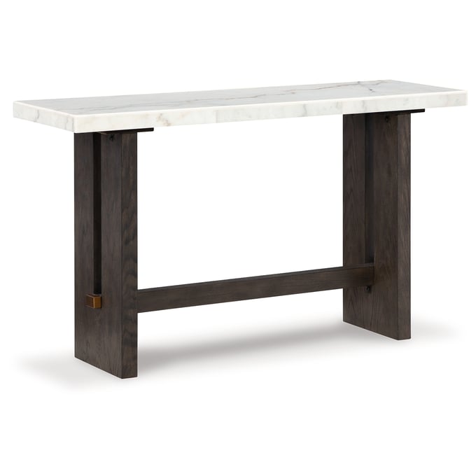 Ashley Furniture Burkhaus White Dark Brown Sofa Table T779-4