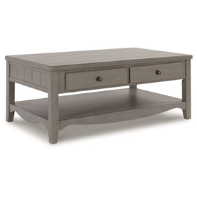 Ashley Furniture Charina Antique Gray 3pc Coffee Table Set