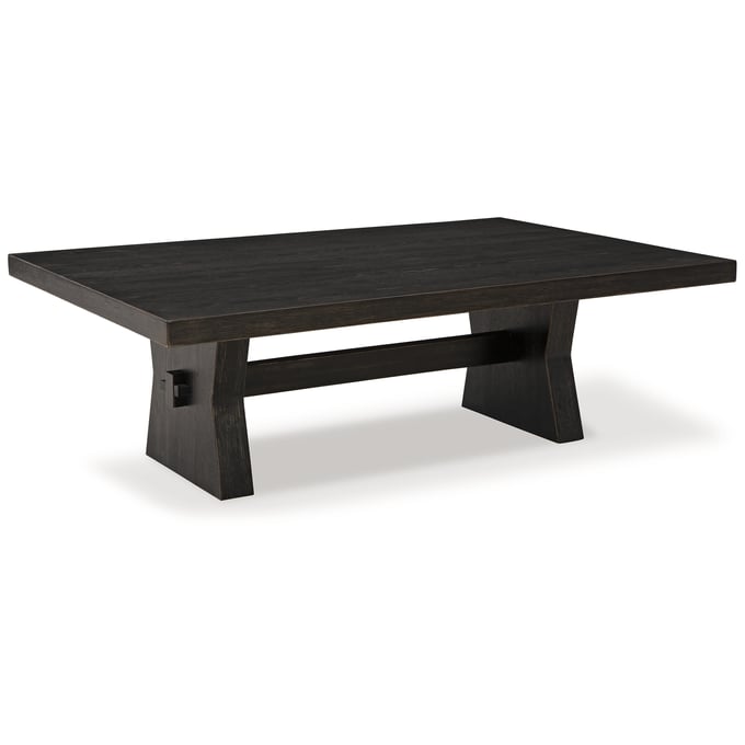 Ashley Furniture Galliden Black Rectangular Cocktail Table T841-1