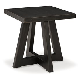 Ashley Furniture Galliden Black Square End Table