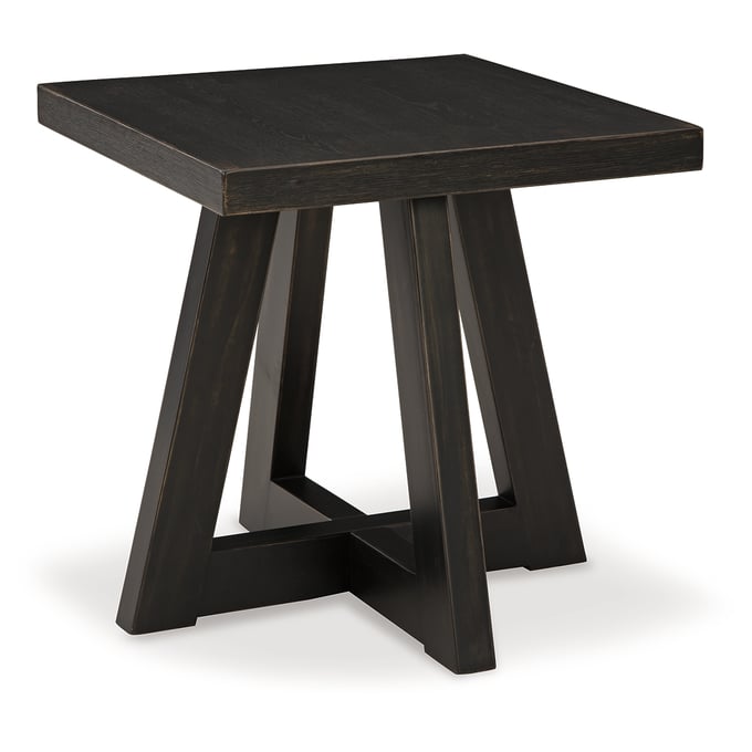 Ashley Furniture Galliden Black Square End Table T841-2