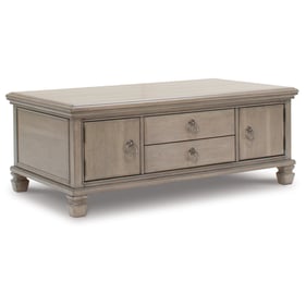 Ashley Furniture Lexorne Gray Rectangular Cocktail Table