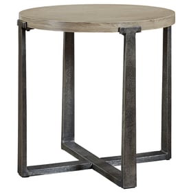 Ashley Furniture Dalenville Gray Round End Table