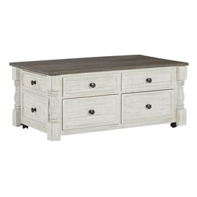 Ashley Furniture Havalance White Gray Lift Top Cocktail Table