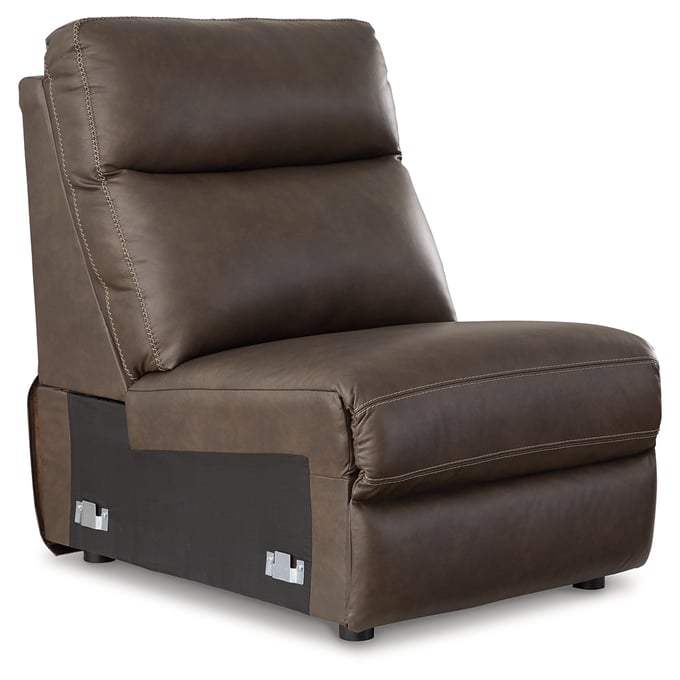 Ashley Furniture Salvatore Chocolate Armless Chair U2630146