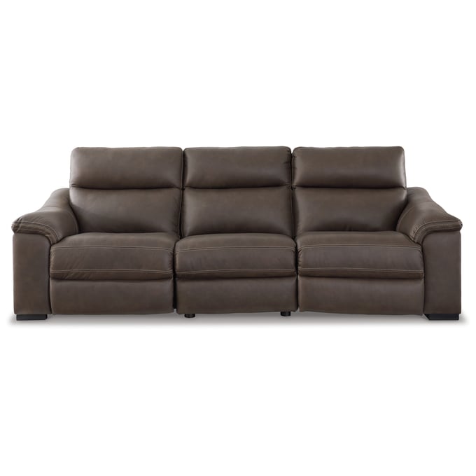 Ashley Furniture Salvatore Chocolate 3pc Power Reclining Sofa U26301S3