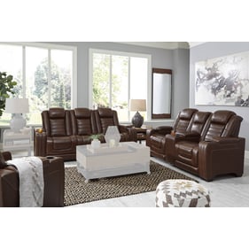 Ashley Furniture Backtrack Chocolate Power 3pc Living Room Set