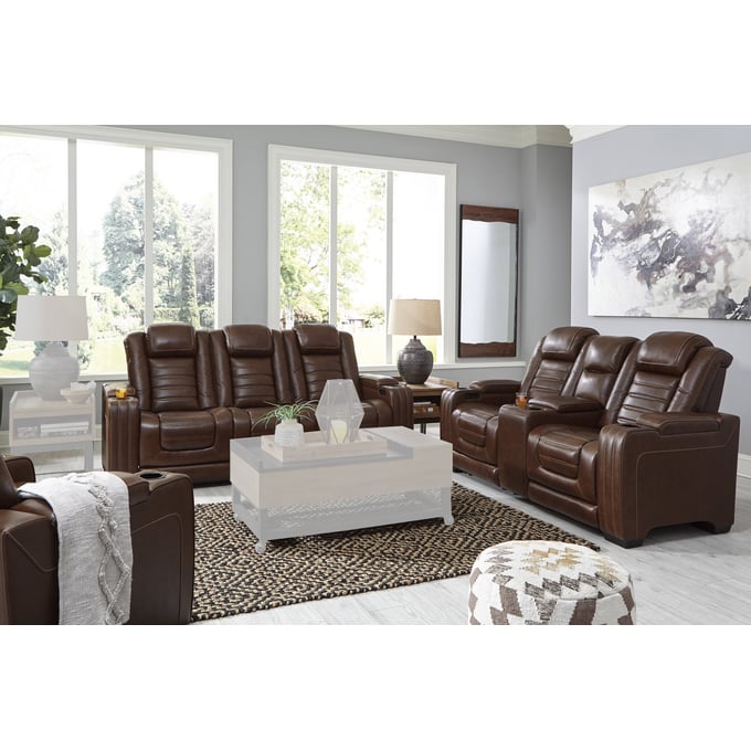 Ashley Furniture Backtrack Chocolate Power 3pc Living Room Set U28004-LR-S2