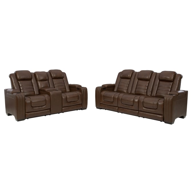 Ashley Furniture Backtrack Chocolate Power 2pc Living Room Set U28004-LR-S1