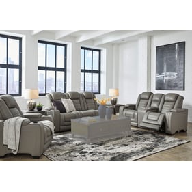 Ashley Furniture Backtrack Gray 3pc Power Living Room Set