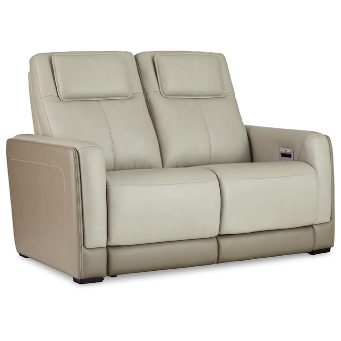 Ashley Furniture Battleville Almond Power Reclining Loveseat U3070514