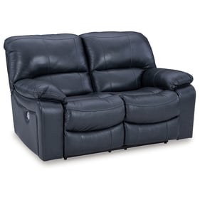 Ashley Furniture Leesworth Ocean Reclining Power Loveseat